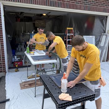 Sunpainting - Kitchen cabinets prep work in Glenview - Painters Near Me - Northbrook, Illinois Sunpainting - Kitchen cabinets prep work in Glenview - Painters Near Me - Northbrook, Illinois
