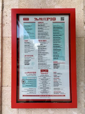 Menu photo 1 The Polite Pig Orlando, FL Menu photo 1 The Polite Pig Orlando, FL