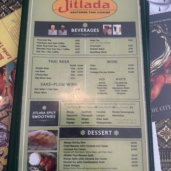 Jitlada - Menu - Thai Near Me - Los Angeles, California Jitlada - Menu - Thai Near Me - Los Angeles, California