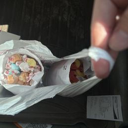 The two bags and candy cigarettes in question The two bags and candy cigarettes in question
