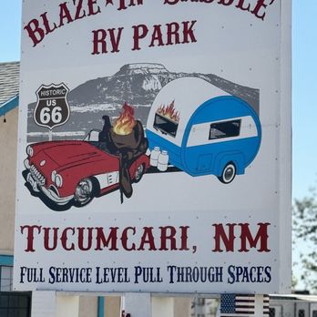 Blaze in Saddles - Cute, clean and a great dog park! Laundry rooms were clean and the owners very attentive. - RV Parks Near Me - Tucumcari, New Mexico Blaze in Saddles - Cute, clean and a great dog park! Laundry rooms were clean and the owners very attentive. - RV Parks Near Me - Tucumcari, New Mexico