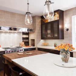 Quartz Island with Custom Edge
