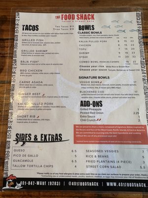 Menu photo 6 The Food Shack Middletown, RI
