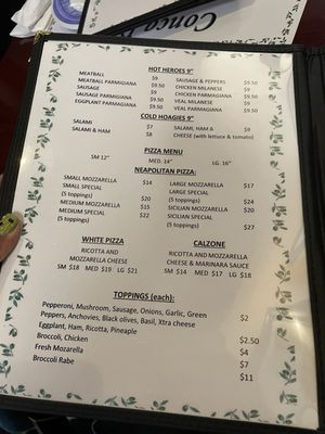 Menu photo 2 Conca DOro Pizza & Pasta Dania Beach, FL Menu photo 2 Conca DOro Pizza & Pasta Dania Beach, FL