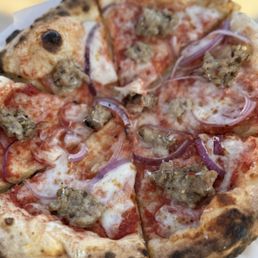 Handmade Sausage and Red Onion Handmade Sausage and Red Onion