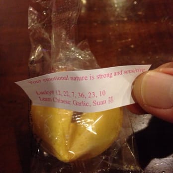 Super Buffet - Fortune cookie says - Buffets Near Me - Lacey, Washington