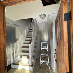 On Point Painting & Improvements - Ceiling repair prep