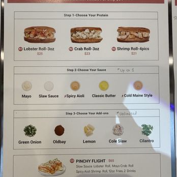 Pinchy & Pals - Menu (Watch Full Review on IG @ToshiEats) - Seafood Near Me - Tustin, California Pinchy & Pals - Menu (Watch Full Review on IG @ToshiEats) - Seafood Near Me - Tustin, California