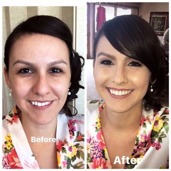 Best Brows - Bridal Makeup for the lovely Amy - Eyelash Service Near Me - Portland, Oregon