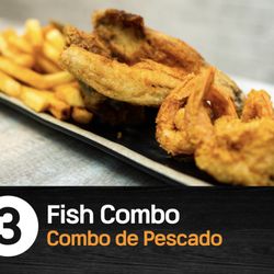 Northside Fish Market - Fish Combo comes with 2 pc of your choice of fish, 5 shrimp, French Fries and Hush puppies