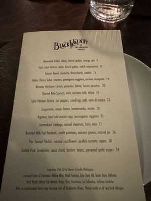 Menu photo 2 Black Wallnut Callicoon, NY Menu photo 2 Black Wallnut Callicoon, NY