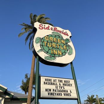 Green Turtle Inn - Sign - Seafood Near Me - Islamorada, Florida