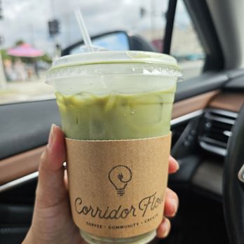Corridor Flow - Mixed strawberry matcha latte - Coffee & Tea Near Me - Lomita, California Corridor Flow - Mixed strawberry matcha latte - Coffee & Tea Near Me - Lomita, California