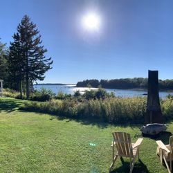 Floods Cove - View of "The Cove" from the fireplace we call the Monolith