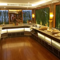 The buffet area