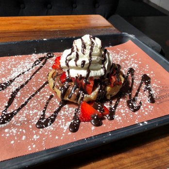 Wonder Coffeehouse - I Mean, Duh (Liege Waffle, Nutella, Strawberries, Whipped Cream, Chocolate Sauce) - Coffee & Tea Near Me - Buffalo, New York Wonder Coffeehouse - I Mean, Duh (Liege Waffle, Nutella, Strawberries, Whipped Cream, Chocolate Sauce) - Coffee & Tea Near Me - Buffalo, New York