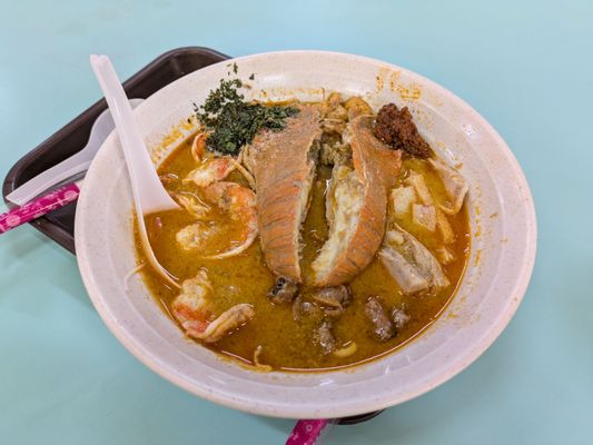 Famous Sungei Road Trishaw Laksa by null