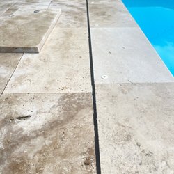 Pool pavers sinking