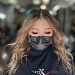 The Ex Salon - Money piece balayages #Moneypiecebalayages