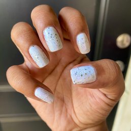 Gel mani and pedi Gel mani and pedi