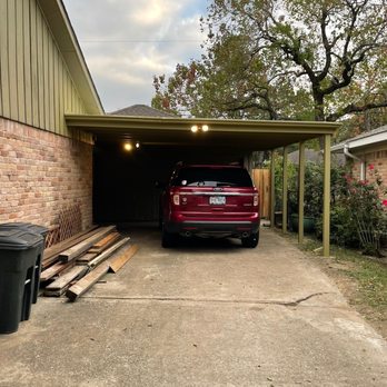 A&M Paint Express - Carport installation after - Flooring Near Me