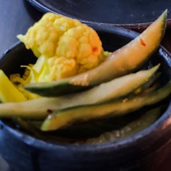 Jun - House made pickles - New American Near Me - Houston, Texas Jun - House made pickles - New American Near Me - Houston, Texas