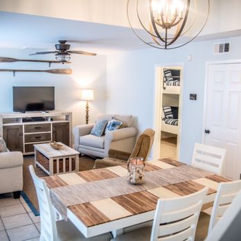 Sea Cabins - Sea Cabin 7D. Dining room/living room. - Apartments Near Me - Miramar Beach, Florida