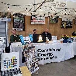 Combined Energy Services - CES team mates enjoying a local Home & Garden Show