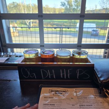 Ironbound Hard Cider - Fall Cider Flight - Cideries Near Me - Asbury, New Jersey