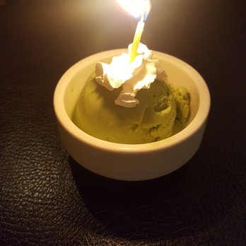 altThai - Green tea ice cream scoop for my brothers bday - Thai Near Me - Arlington Heights, Illinois