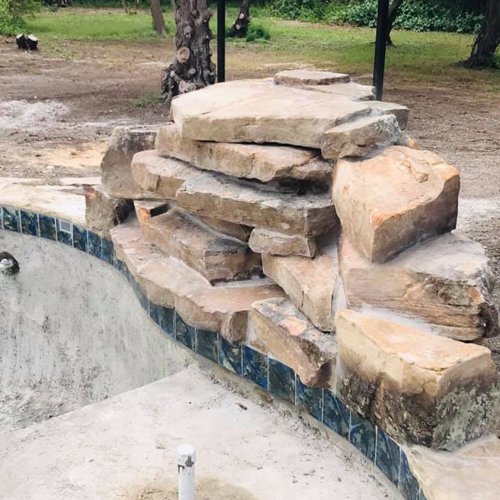 TexSun PoolScapes - Rock fountain - Pool & Hot Tub Service Near Me - Cleburne, Texas