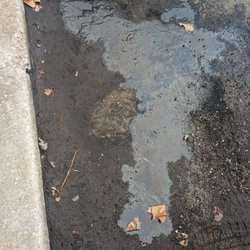 Meineke Car Care Center - After 10min of being parked post oil change. Mind you it never leaked before. Not even a drop.