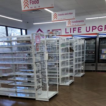 Daiso - Virtually empty food selection weeks after the Arctic Blast had melted away! - Department Stores Near Me - Austin, Texas