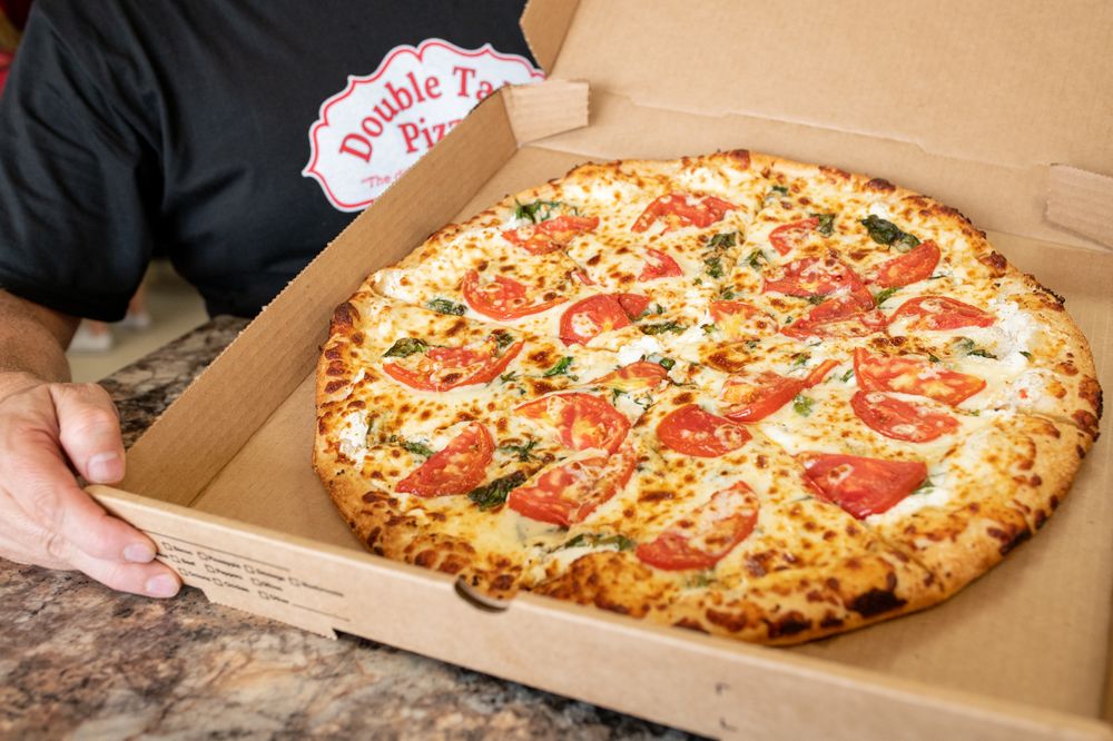 Double Take Pizza Logo