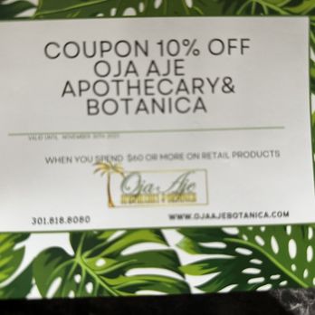 Oja Aje Apothecary & Botanica - Herbal Shops Near Me - Laurel, Maryland