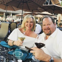 Kim Sellers - Coldwell Banker Sky Ridge Realty - Rich and I celebrating at Lake Arrowhead Country Club