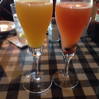 Mimi's Cafe - Mango Mimosa & Triple Berry Mimosa. Both are super delicious and fruity! - American Near Me - Torrance, California Mimi's Cafe - Mango Mimosa & Triple Berry Mimosa. Both are super delicious and fruity! - American Near Me - Torrance, California