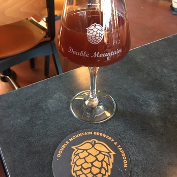 Double Mountain - Lovin' the Belgian Sour! Devil's Kriek - Breweries Near Me - Hood River, Oregon