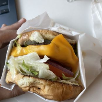 Corner Burger - Kids Cheese Burger Combo, so huge but so good - Burgers Near Me - Lawndale, California
