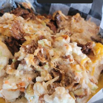 Screech Owl Brewing - Loaded pork nachos - Breweries Near Me - Bruceton Mills, West Virginia Screech Owl Brewing - Loaded pork nachos - Breweries Near Me - Bruceton Mills, West Virginia