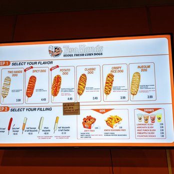 Two Hands Corn Dogs - Menu - Hot Dogs Near Me - Houston, Texas