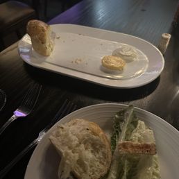 Half Caesar Salad and Rosemary Brioche Half Caesar Salad and Rosemary Brioche