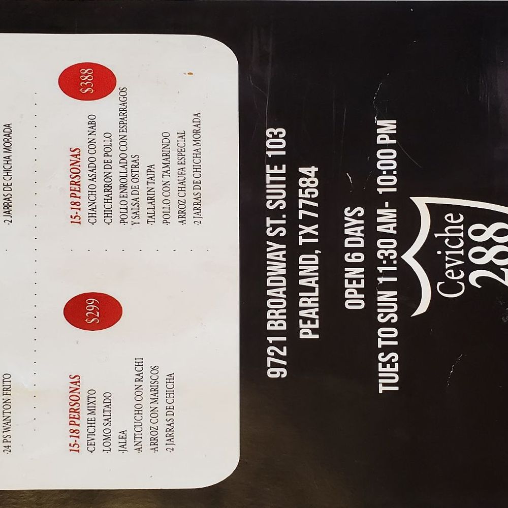 Chifa Peru - Menu - Peruvian Near Me - Pearland, Texas Chifa Peru - Menu - Peruvian Near Me - Pearland, Texas