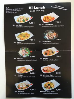 Menu photo 5 SuKi - Sushi Bar & more Munich, BY Menu photo 5 SuKi - Sushi Bar & more Munich, BY