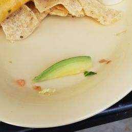 When this is the lone piece of avocado in your wrap that is supposed to have avocado... When this is the lone piece of avocado in your wrap that is supposed to have avocado...