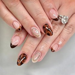 Kim Nails & Beauty Lounge - A fresh Gel X set with a customized shape and beautiful shine at Kim Nails & Beauty Lounge.