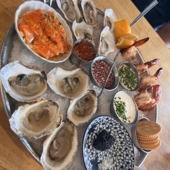 Liv's - Lovers platter with caviar - Seafood Near Me - Long Beach, California