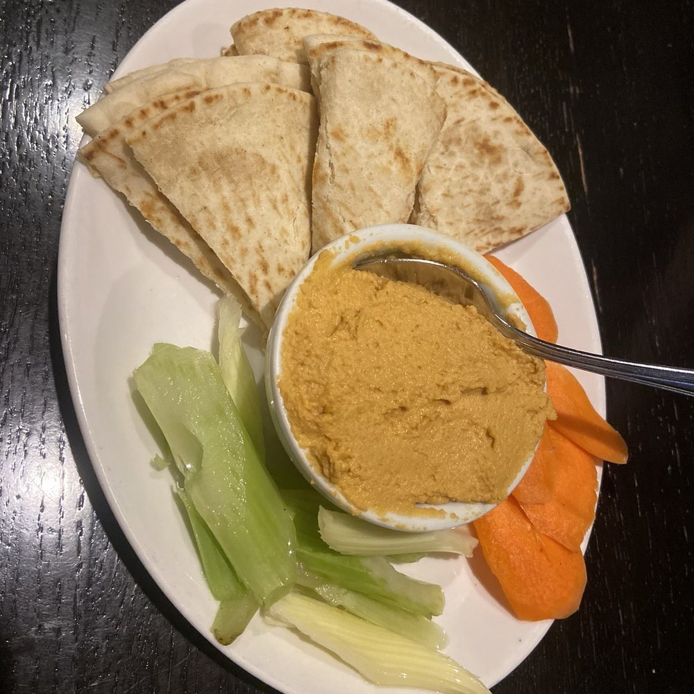 Six Mile Chop House - Tavern - Hummus and pita bread - New American Near Me - Lawrence, Kansas Six Mile Chop House - Tavern - Hummus and pita bread - New American Near Me - Lawrence, Kansas