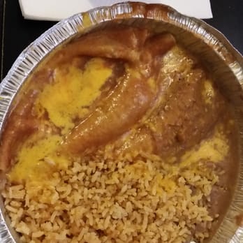 El Nuevo Tlaquepaque - #0 = 3 enchiladas (cheese)  to go order comes out super hot so it's still good by the time you get home. - Mexican Near Me - Exeter, California