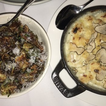 Elisa - Brüssel sprouts & truffle Mac & cheese - Steakhouses Near Me - Vancouver, British Columbia